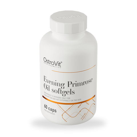 OstroVit Evening Primrose Oil – 90 kapsulas Dabisks sieviešu labsajūtas un ādas veselības atbalsts