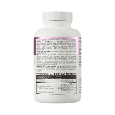 OstroVit Garlic – Kapsulas ar ķiploku ekstraktu (90 kapsulas)