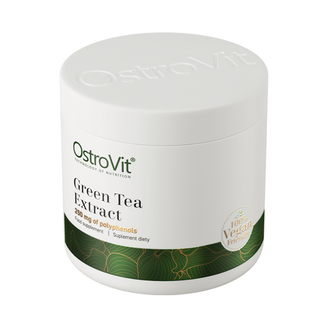 OstroVit Green Tea Extract 100 g – Dabīgs zaļās tējas ekstrakts enerģijai un vielmaiņai