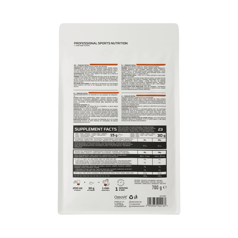 OstroVit Hydro Beef Protein 700 g – Augstas kvalitātes liellopa olbaltumvielu pulveris (cola garša)