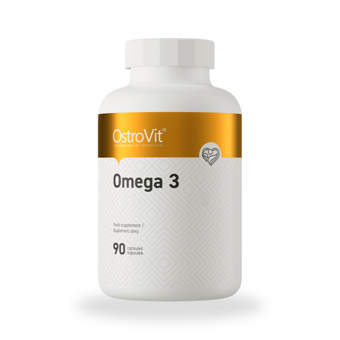 OstroVit Omega 3 – 90 kaps., sirds veselībai, smadzeņu darbībai un imunitātes stiprināšanai