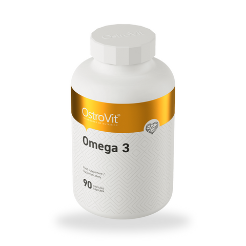 OstroVit Omega 3 – 90 kaps., sirds veselībai, smadzeņu darbībai un imunitātes stiprināšanai