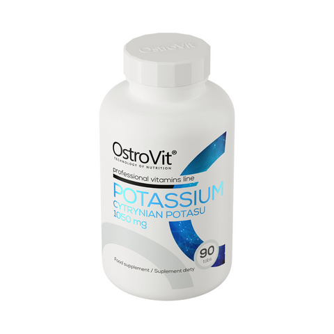 OstroVit Potassium – Kālijs veselīgai sirdsdarbībai un muskuļu darbībai (90 tabletes)