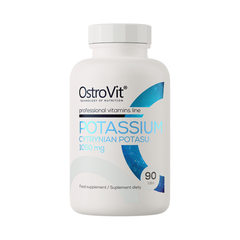OstroVit Potassium – Kālijs veselīgai sirdsdarbībai un muskuļu darbībai (90 tabletes)