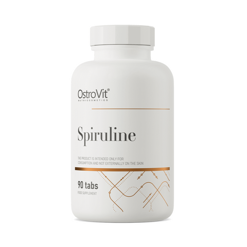 OstroVit Spiruline 90 tabletes – spirulīna imunitātei, detoksam un vitalitātei