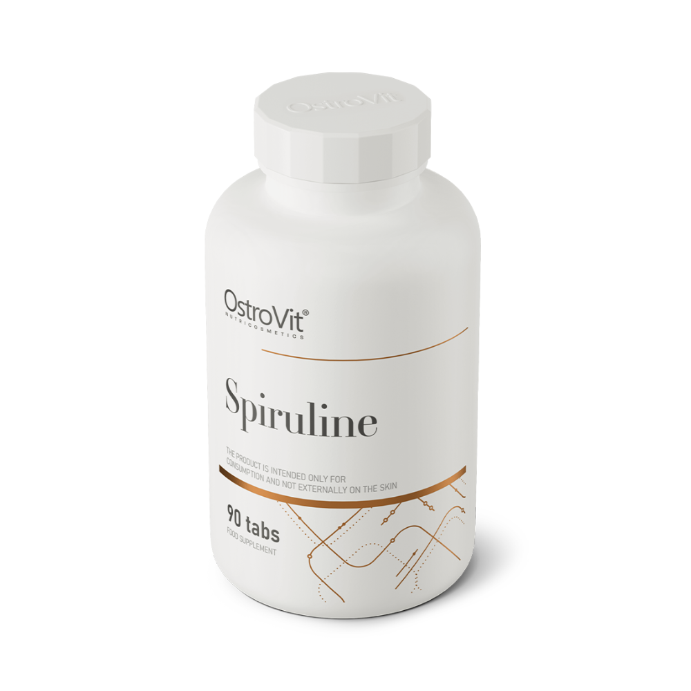 OstroVit Spiruline 90 tabletės – spirulina imunitetui, detoksui ir gyvybingumui