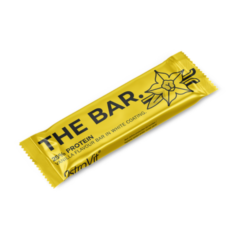 OstroVit THE BAR. Vaniļas – Augstvērtīgs proteīna batoniņš ar baltās šokolādes glazūru (60 g)