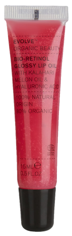 Bio-Retinol Glossy Lūpu Eļļa EVOLVE — 15 ml Apjomu Veicinošai Formulas