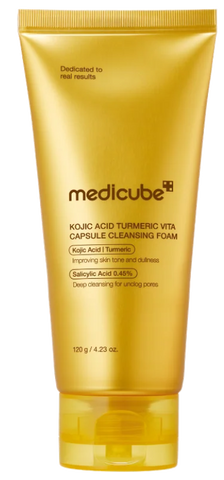 Medicube Kojic Acid Turmeric Vita Capsule attīrošas putas 120 g