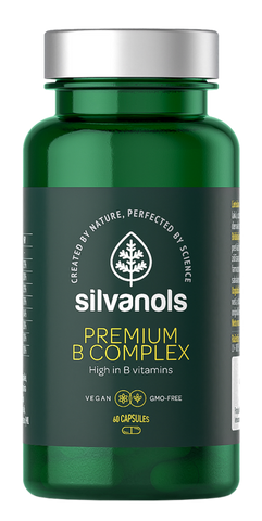 Premium B komplekss SILVANOLS, 60 kapsulas