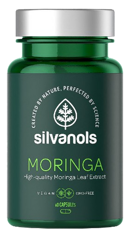 SILVANOLS Premium Moringas kapsulas — 60 skaits