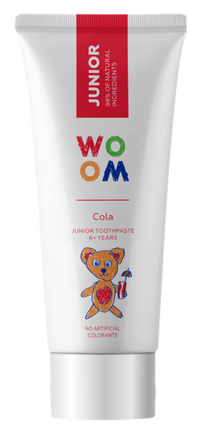 WOOM Junior Cola zobu pasta bērniem no 6 gadiem, 50 ml