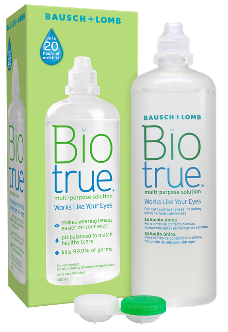 Biotrue® daudzfunkcionālais šķīdums mīkstajām kontaktlēcām – 300 ml