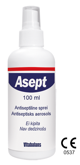 ASEPT dezinficējošs izsmidzis, 100 ml