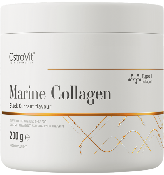 OSTROVIT Jūras Kolagēns Melno Ābolu 500 g Pulveris