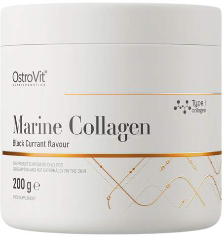 OSTROVIT Jūras Kolagēns Melno Ābolu 500 g Pulveris