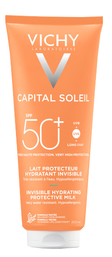 VICHY Capital Soleil SPF50 sejas un ķermeņa aizsargājošs pieniņš, 300 ml