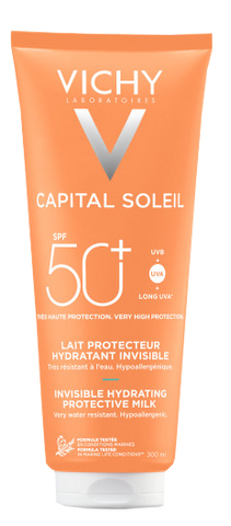 VICHY Capital Soleil SPF50 sejas un ķermeņa aizsargājošs pieniņš, 300 ml