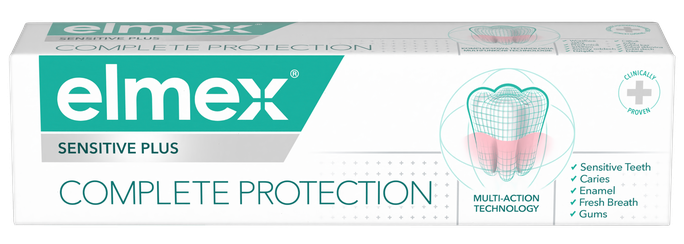 elmex Sensitive Plus Complete Protection 75 ml zobu pasta jutīgajiem zobiem