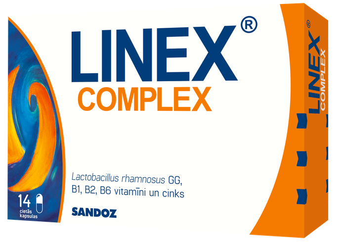 LINEX Complex, 14 kapsulu iepakojums