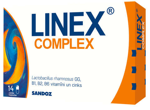 LINEX Complex, 14 kapsulu iepakojums