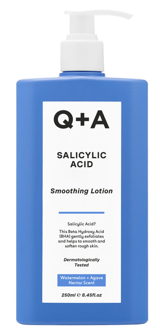 Q+A Salicilskābes izlīdzinošais ķermeņa losjons 250 ml