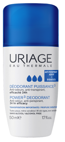 POWER 3 antiperspiranta rullītis URIAGE, 50 ml