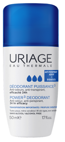 POWER 3 antiperspiranta rullītis URIAGE, 50 ml