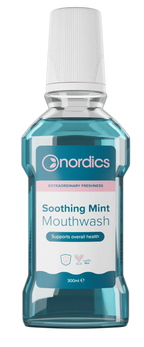 NORDICS Mint Atslābinošais mutes skalojošais līdzeklis, 300 ml