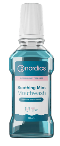 NORDICS Mint Atslābinošais mutes skalojošais līdzeklis, 300 ml