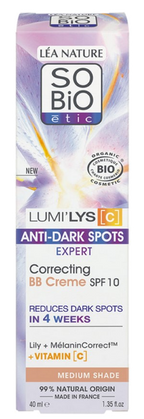 SO BIO ETIC BB sejas krēms pret tumšajiem pятнāšiem, 40 ml, SPF10
