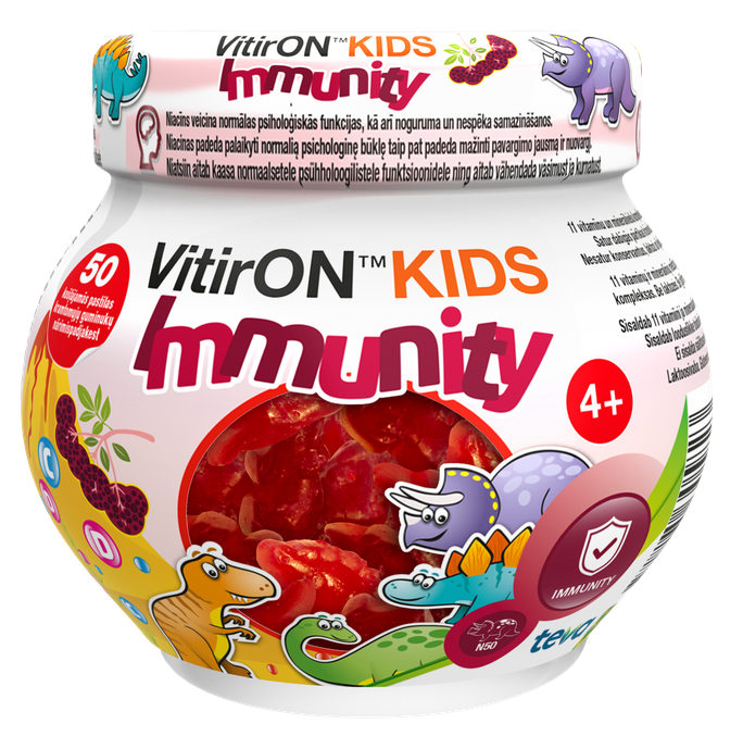 VITIRON Kids Imunitāte, košļājamās pastilas 50 gab.
