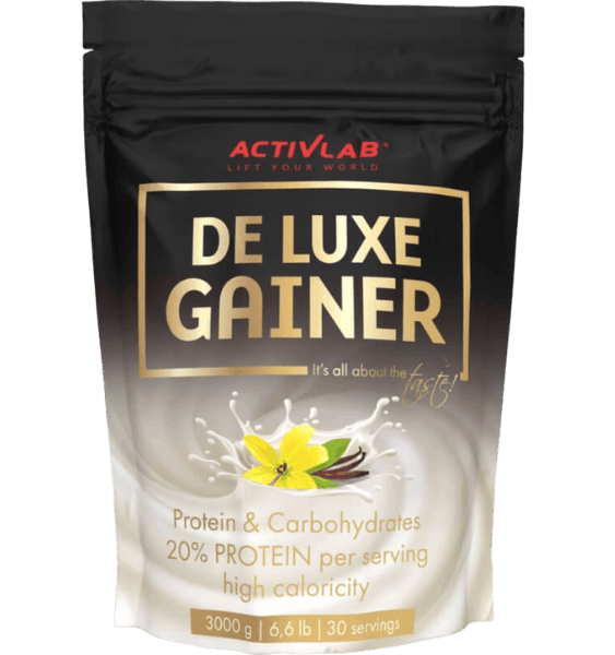 ACTIVLAB Deluxe Gainer Vaniļas garšas pulveris, 300 g