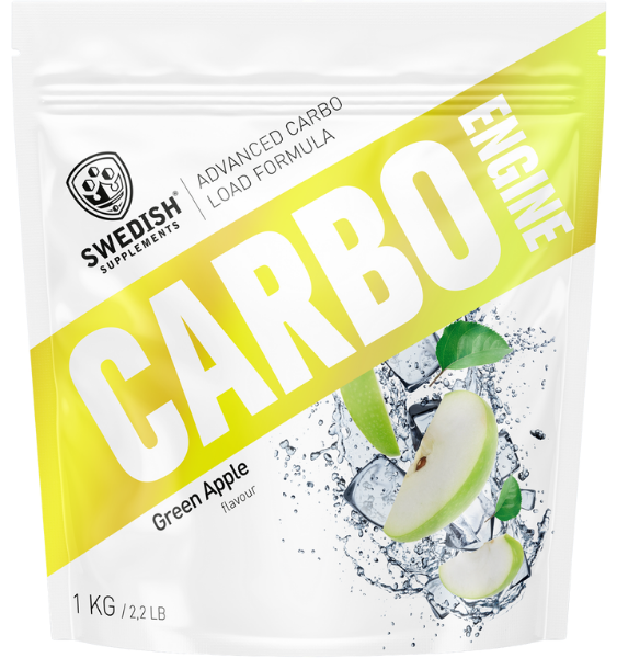 SWEDISH SUPPLEMENTS Green Apple Carbo Engine pulveris, 1000 g