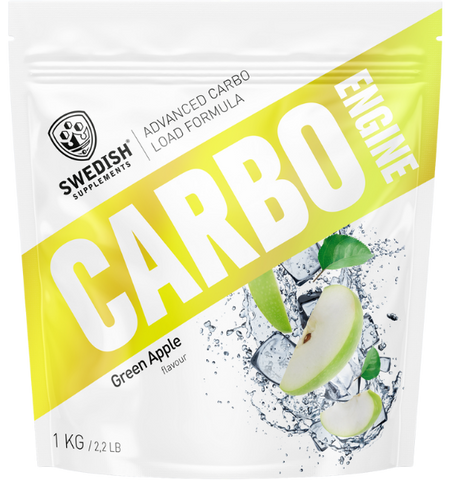 SWEDISH SUPPLEMENTS Green Apple Carbo Engine pulveris, 1000 g