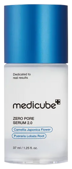 MEDICUBE Zero Pore 2.0 serums 37 ml — sešķīdinošs poru un sebuma līdzeklis