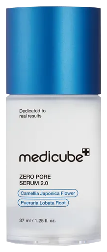 MEDICUBE Zero Pore 2.0 serums 37 ml — sešķīdinošs poru un sebuma līdzeklis