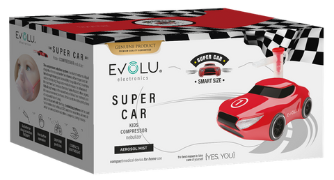 EVOLU Super Car kompresora inhalators, 1 vienība
