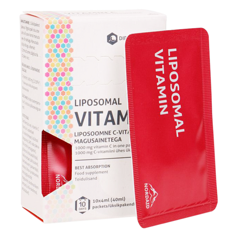LIPOSOMALAS C vitamīna paciņas, 10 gab.
