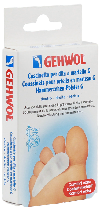 GEHWOL P-Gel aizsargpolsteris pirkstam pret hammerzehen, 1 gab.