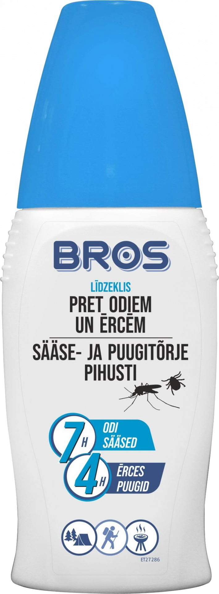 BROS līdzeklis apvienoti pret odiem un ērcēm — 100 ml