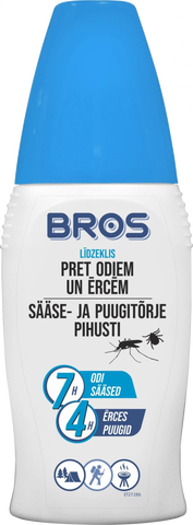 BROS līdzeklis apvienoti pret odiem un ērcēm — 100 ml