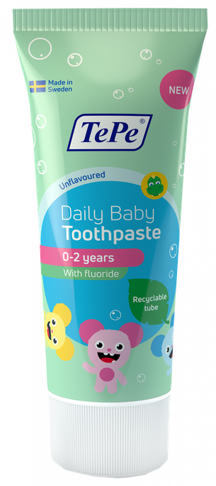 TePe Daily Baby Zobu pasta 0-2 gadiem, 50 ml
