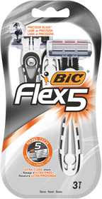 BIC Flex 5 – 3 vienkāršreizlietojami vīriešu skuvekļi