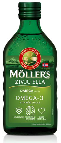 MÖLLER'S dabīgās garša zivju eļļa, 250 ml