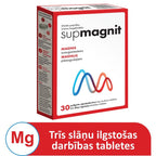 SUPMAGNIT - 30 trīsslāņu tabletes ar magniju