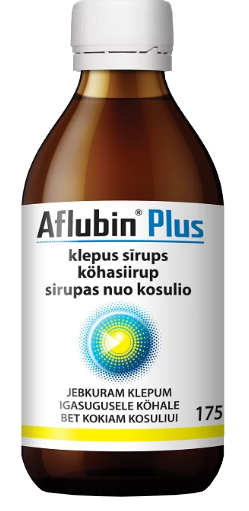 AFLUBIN Plus 175 ml klpu sīrups