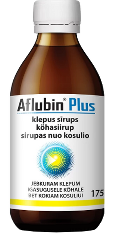 AFLUBIN Plus 175 ml klpu sīrups