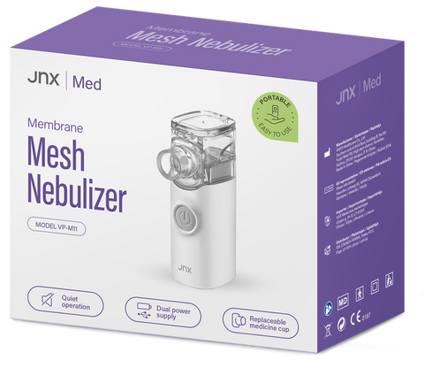 JNX Med pārnēsājamais membrānas inhalators – 1 vienība