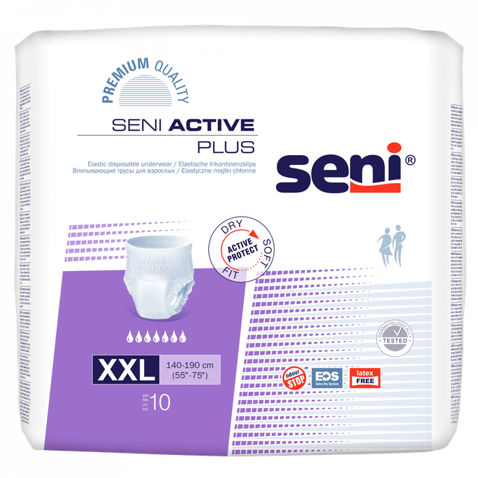 SENI Active Plus 10 gab. absorbējošās autiņbiksītes